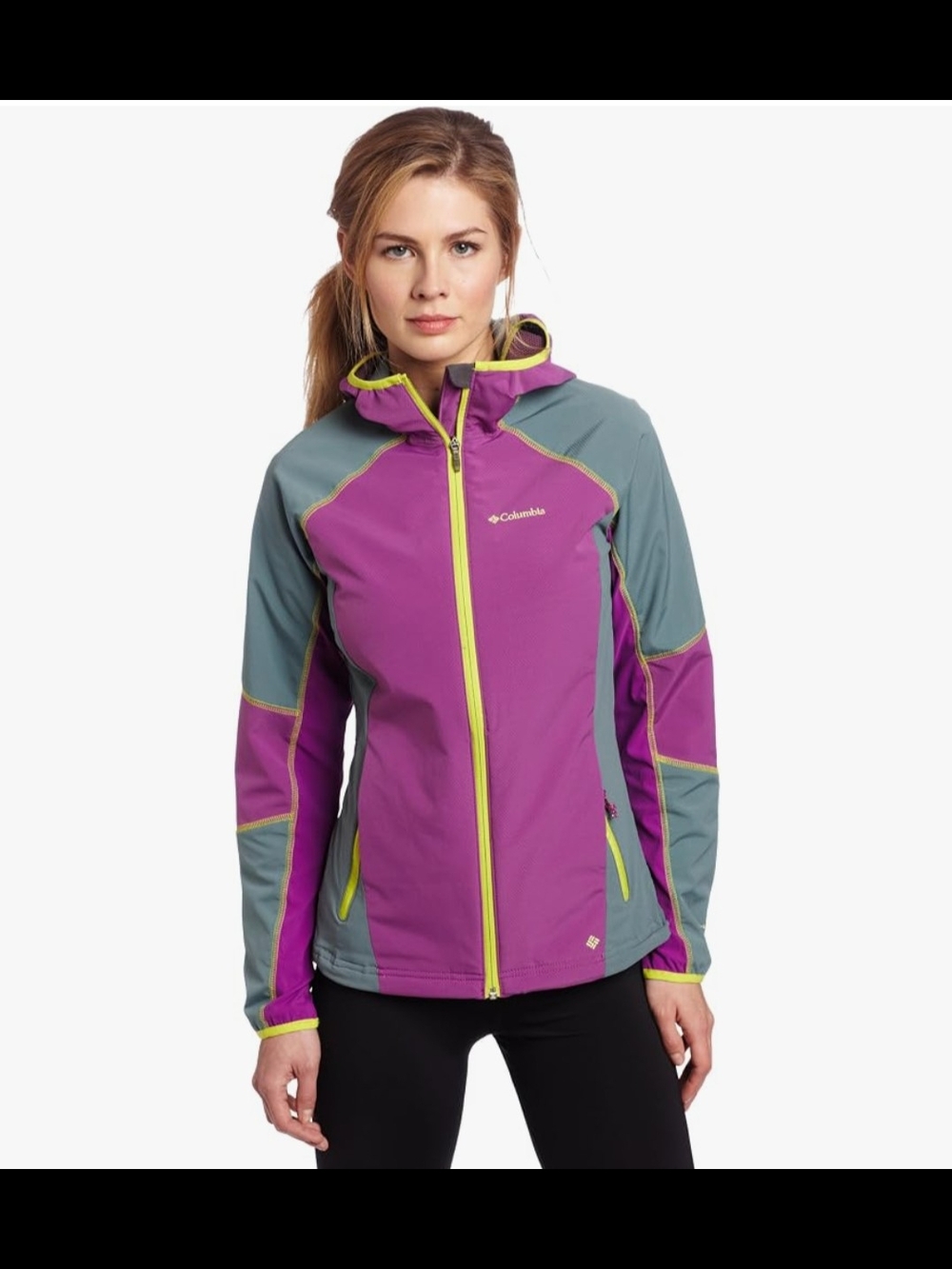 Columbia Omni-Shade Advance Repellency Softshell Jacket Hoodie